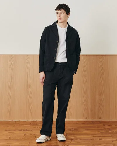 Twill Blazer - Black