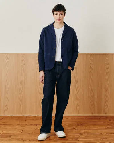 Twill Blazer - Navy