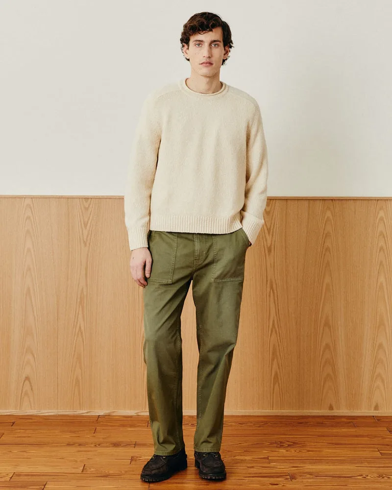 Wool Boucle Rollneck - Natural