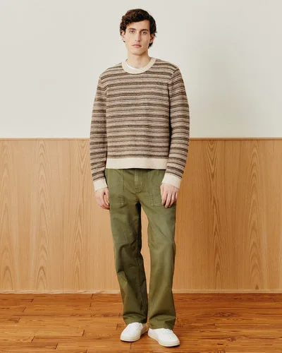 Mini Stripe Crewneck