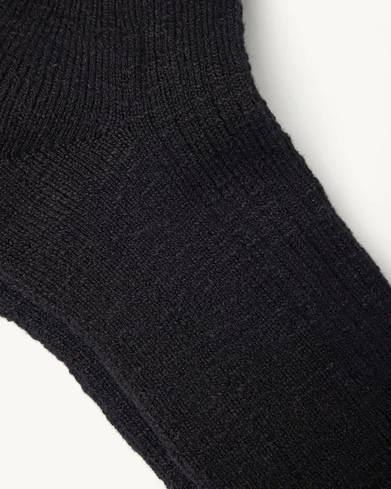 Slub Sock - Black