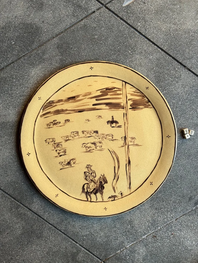 Cows 16” Decorative Platter