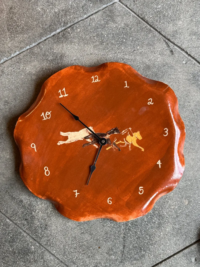 Paint Horses - Clock (Presale)
