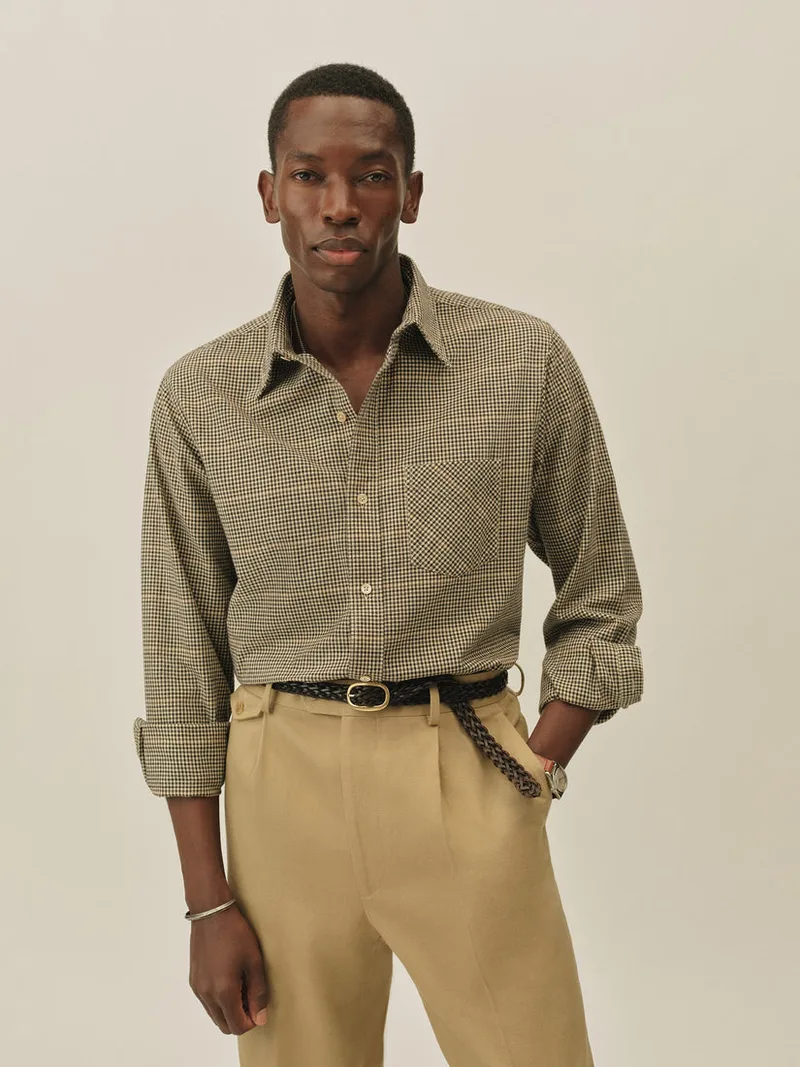 Mesquite Plaid Pacific Twill Flannel One Pocket Shirt