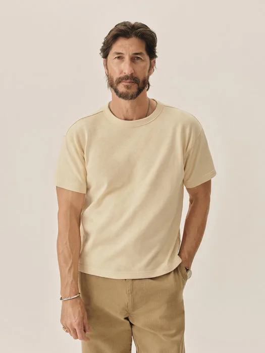 Model Wearing Collinwood 90s Boxy Tee 1