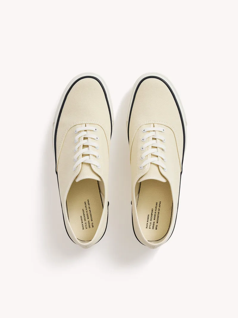 Natural Moonstar X Buck Mason Deck Shoe