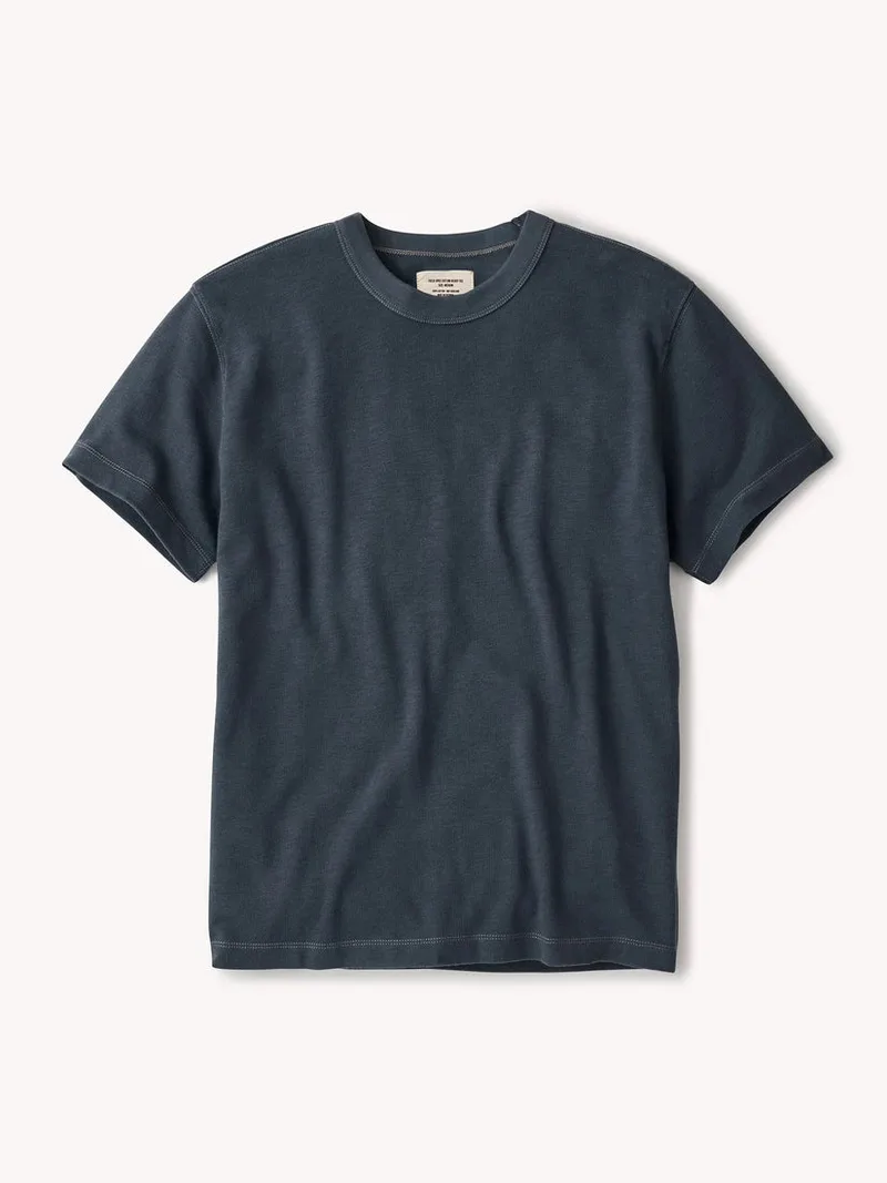 Petrol Blue Field Spec Cotton Heavy Tee
