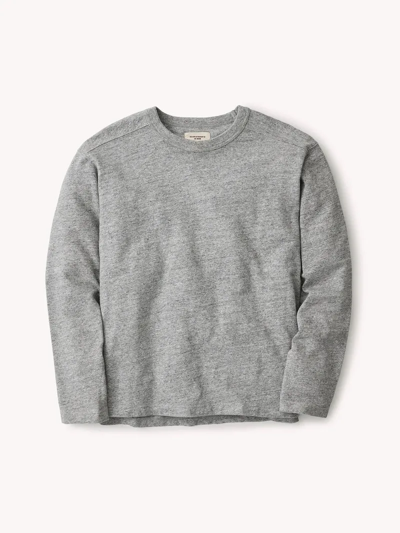 Heather Grey Field Spec Rugby Crew
