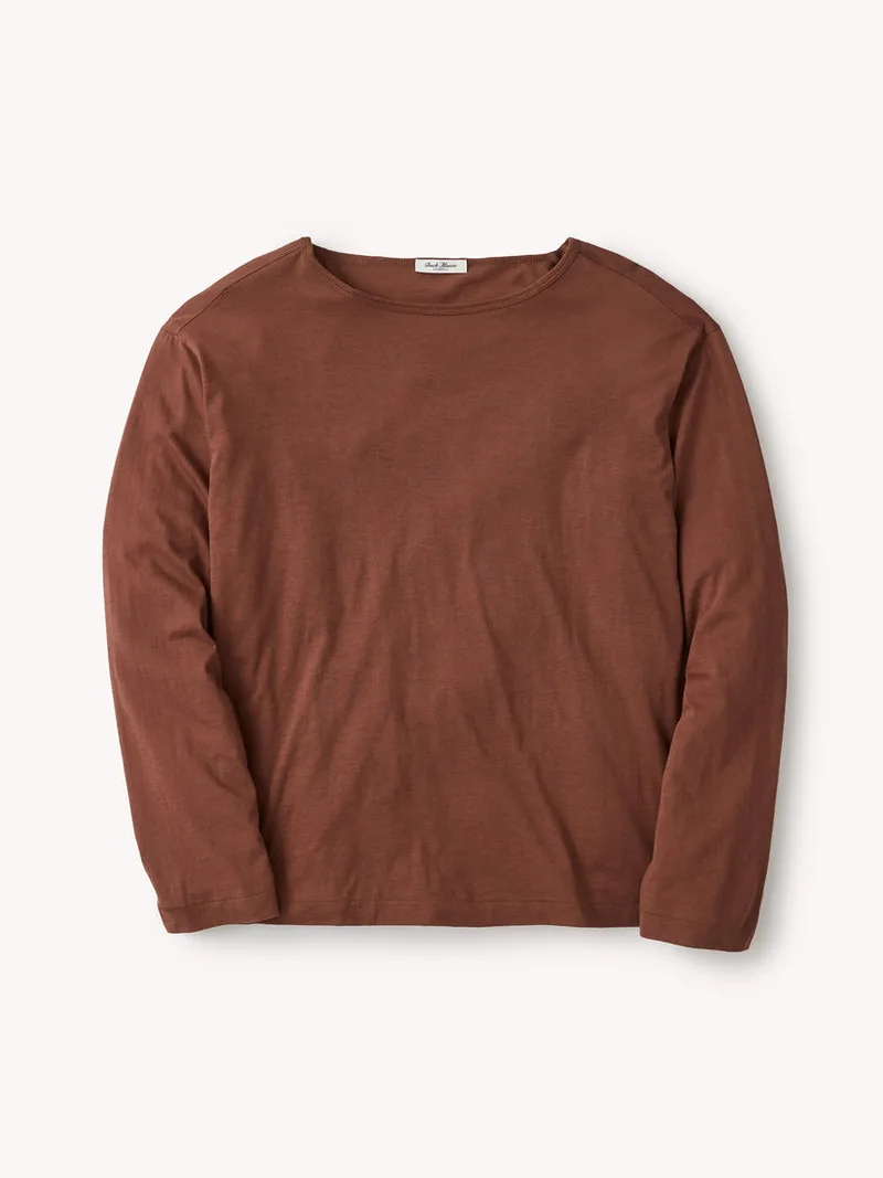 Cinnamon Japanese Cool Cashmere Ls Mariner Tee