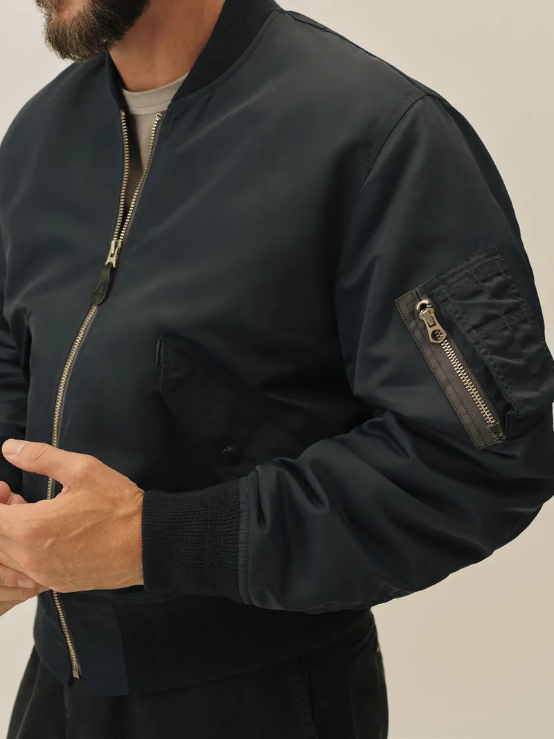 Navy Flight Nylon Lz Bomber