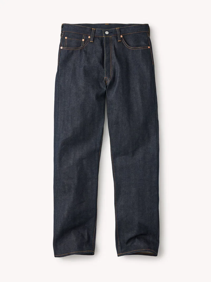 Raw Japanese Selvedge Full Saddle Jean