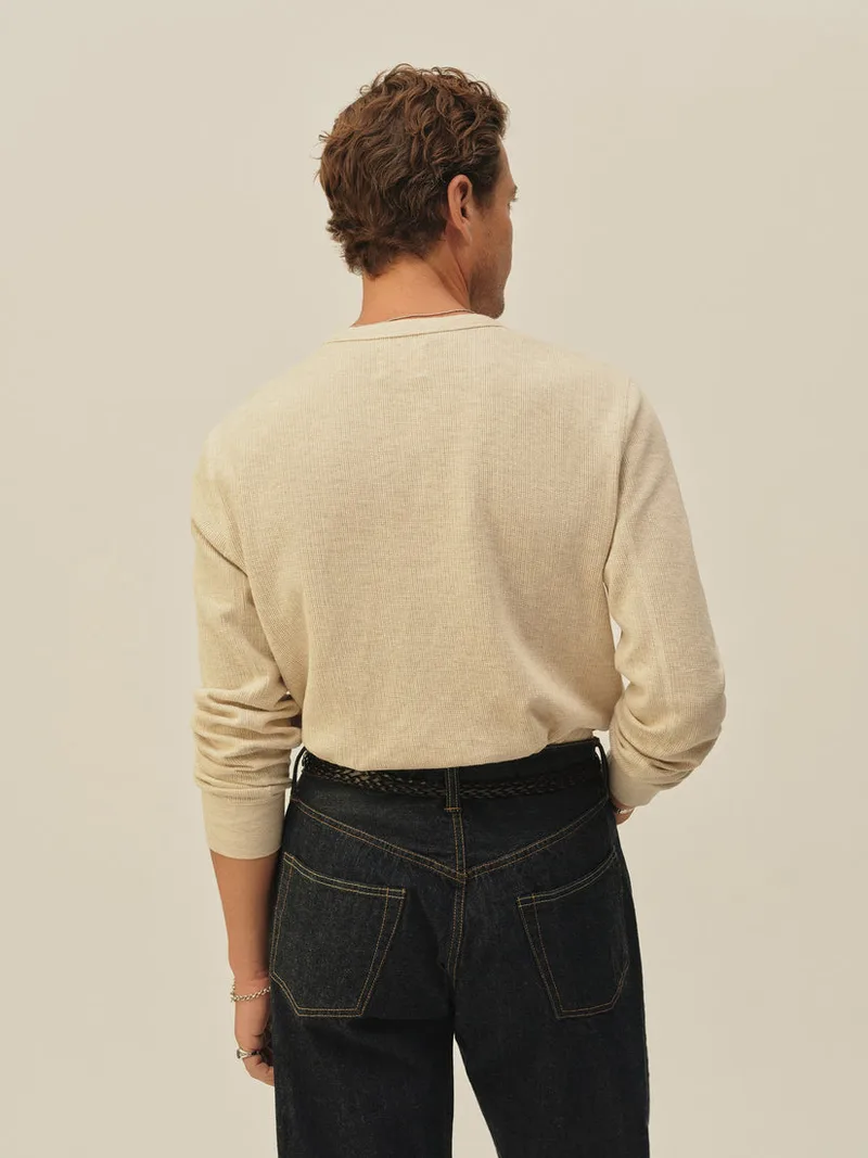 Heather Oat Vintage Thermal Surplus Tee