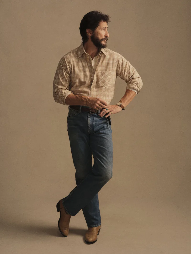 Canyon Plaid Pacific Twill Flannel One Pocket Shirt