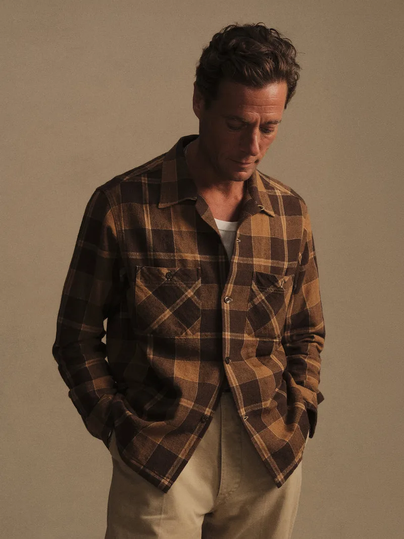 Saltillo Plaid Cabinessence Flannel Camp Shirt