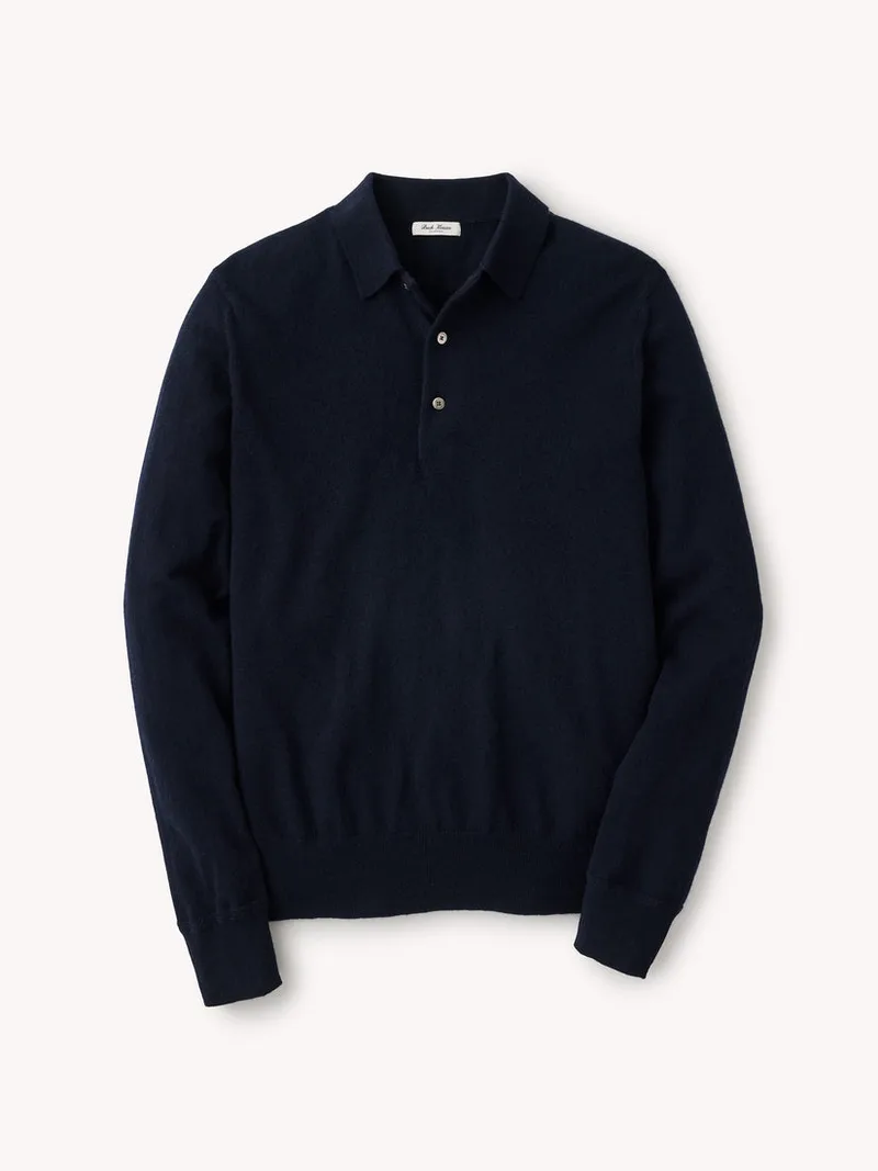 Dress Navy California Cashmere Polo