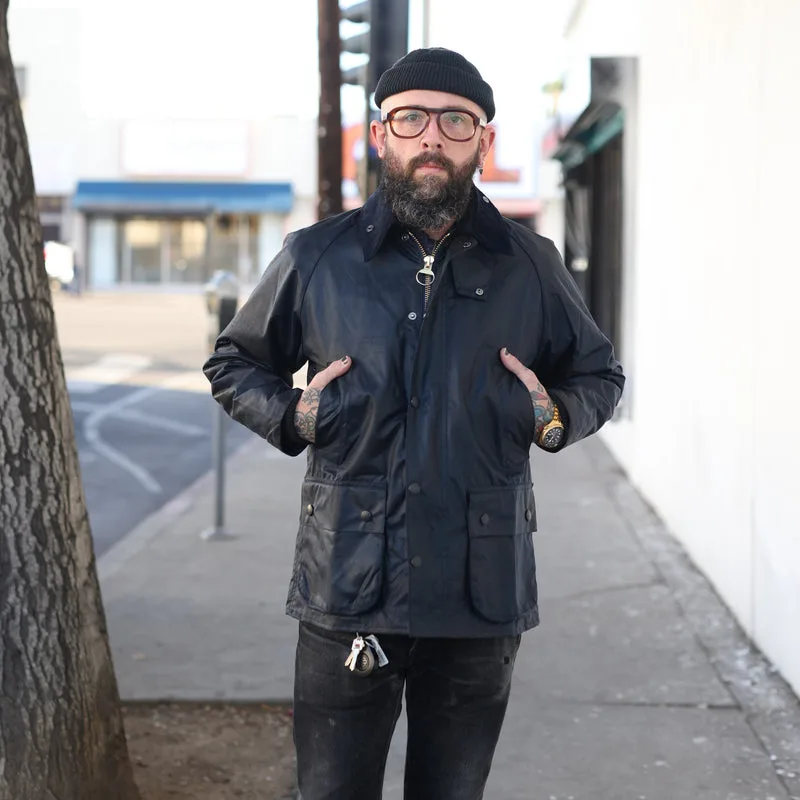Bedale Wax Jacket Navy