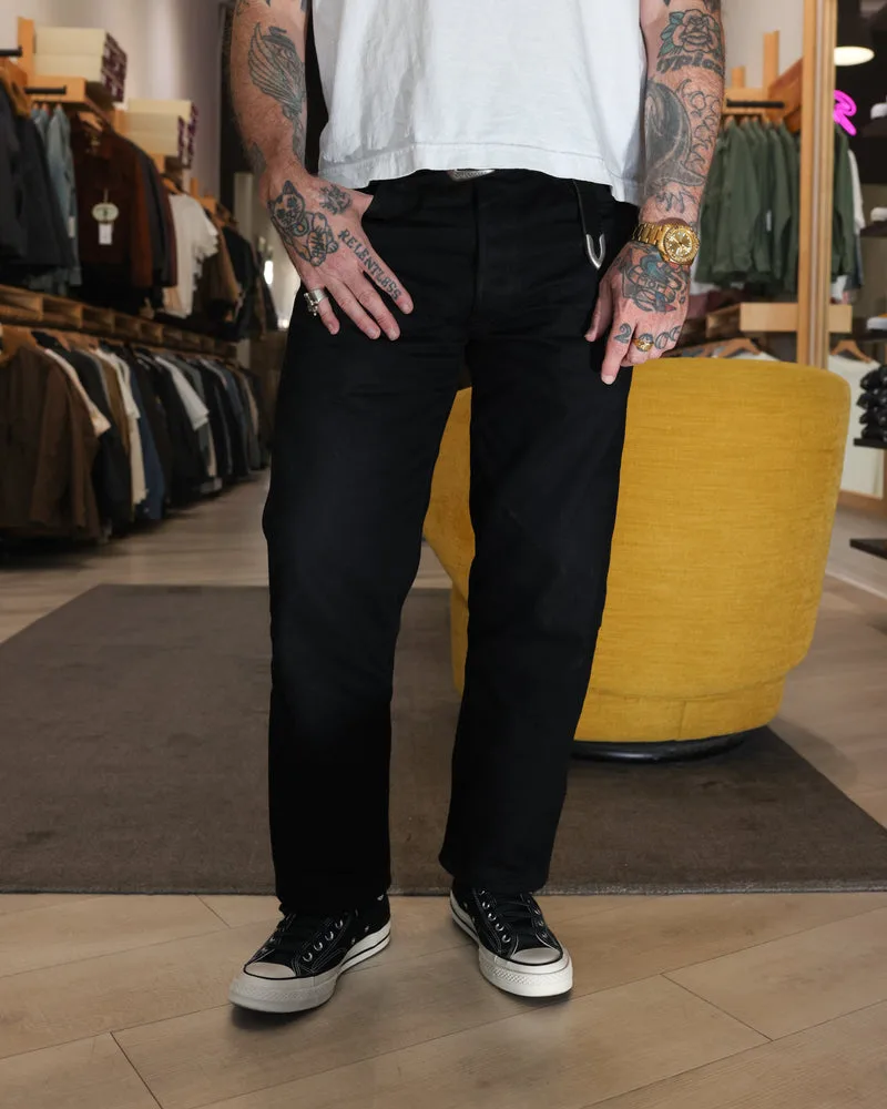 Aaron Levine 90s Washed Denim Jeans Rinse Black