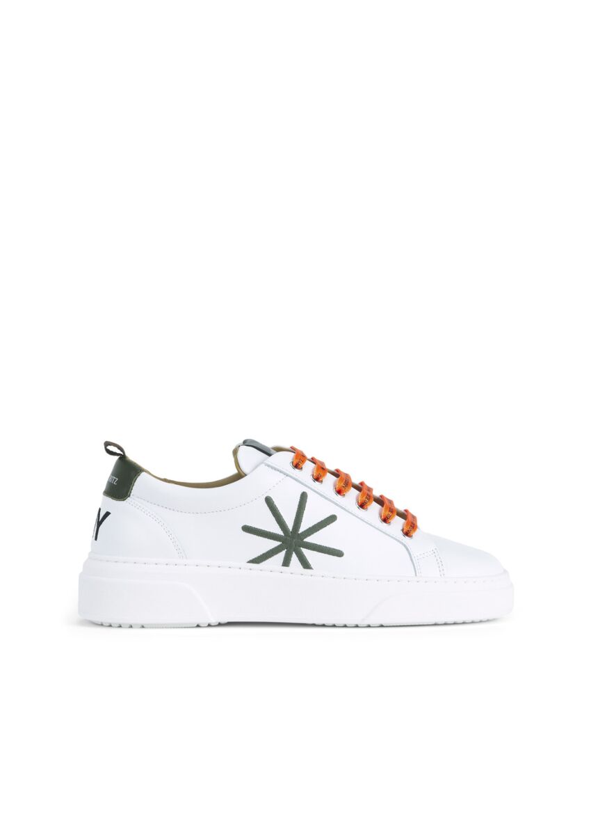 Patched logo leather sneakers - Manuel Ritz Official Site -  3232Q513_223369_02