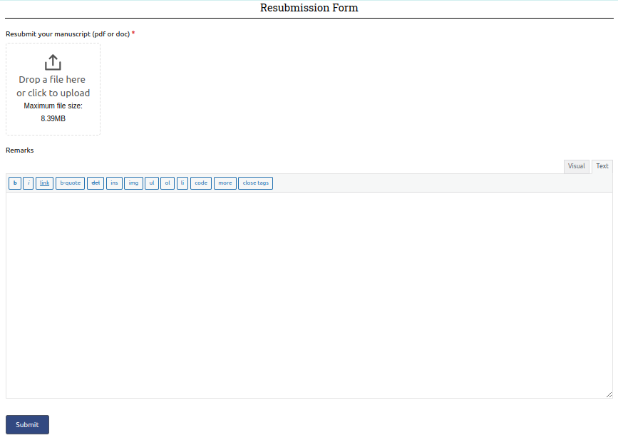 resubmit form