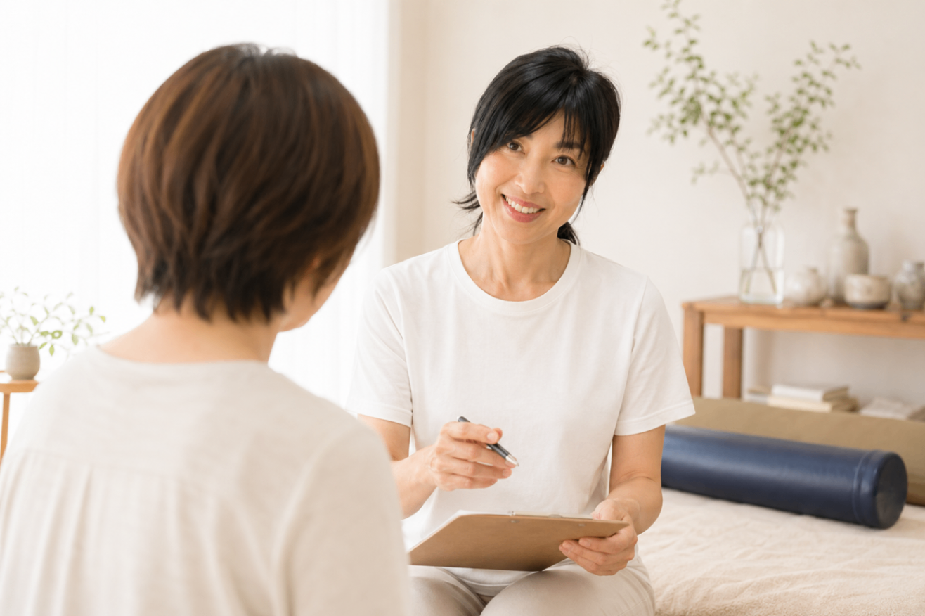 (豊橋女性専用)　笑顔の花ヨガ・整体