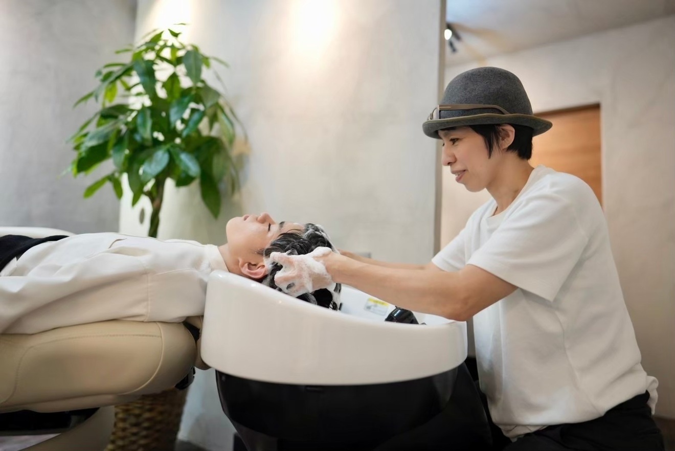 37.0℃カットヘッドスパメンズ専門頭浸