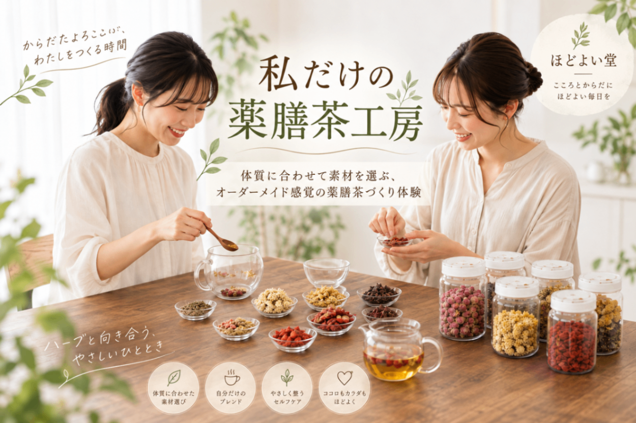 漢方薬局 ほどよい堂｜漢方相談・薬膳茶