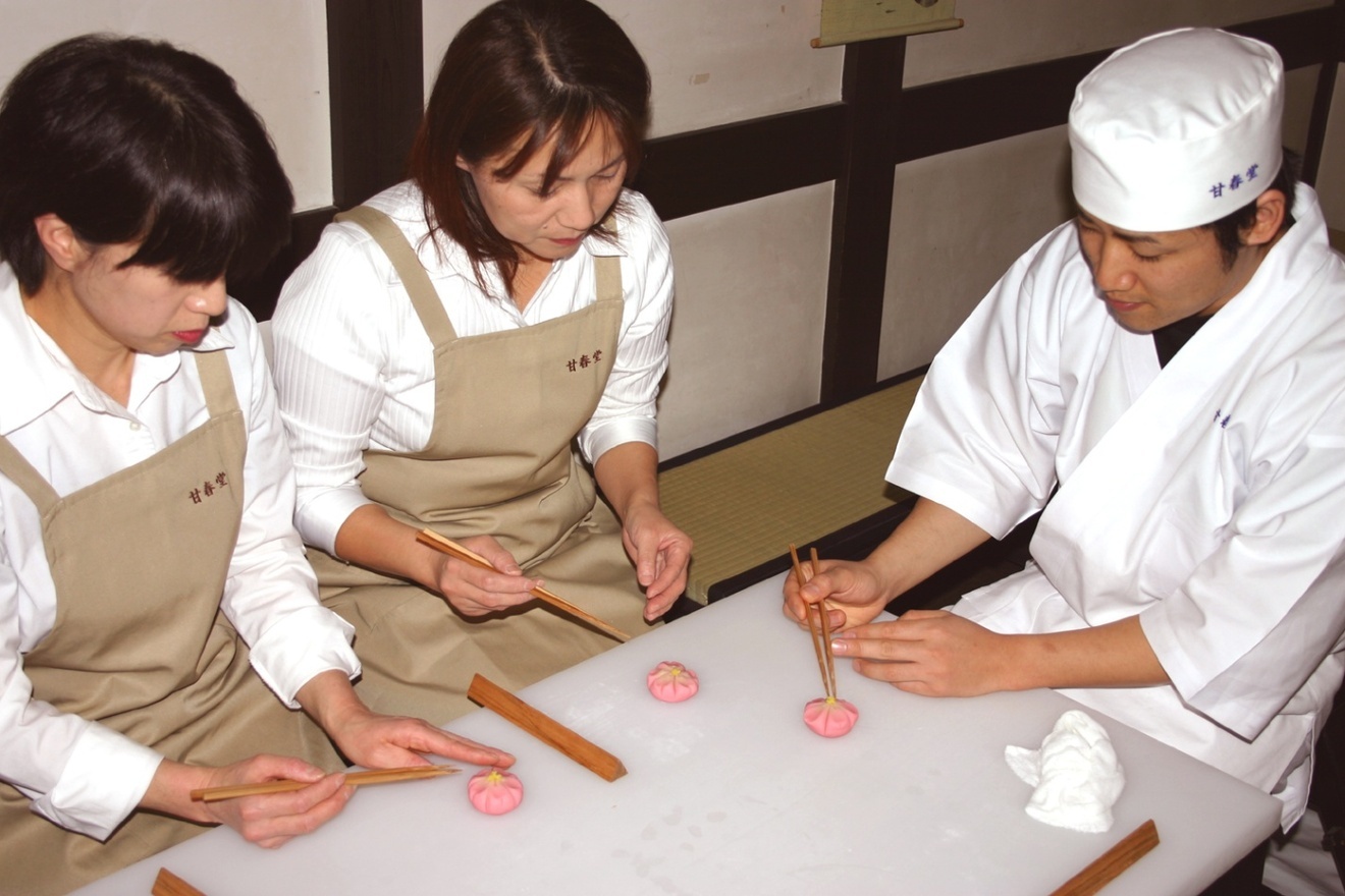 甘春堂 嵯峨野店 京都/和菓子