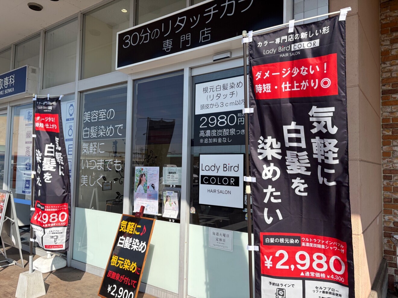 レイディバードカラーヤオコー足利八幡店