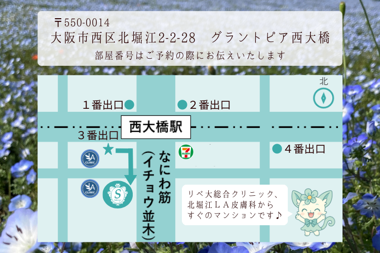 小顔ヘッドスパセラージュ大阪市北堀江