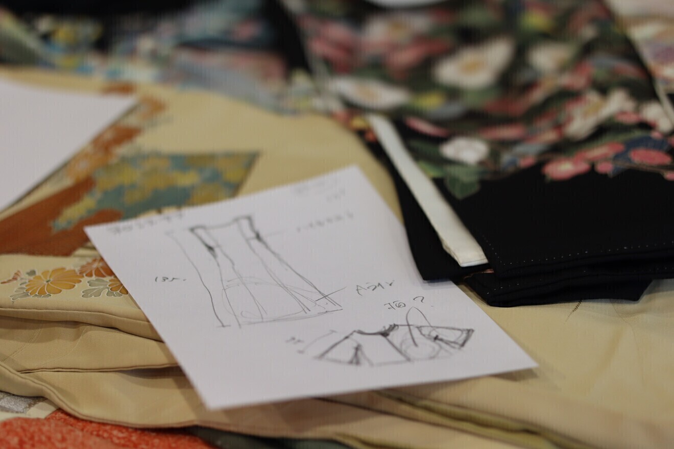 着物リメイク　蔵風香