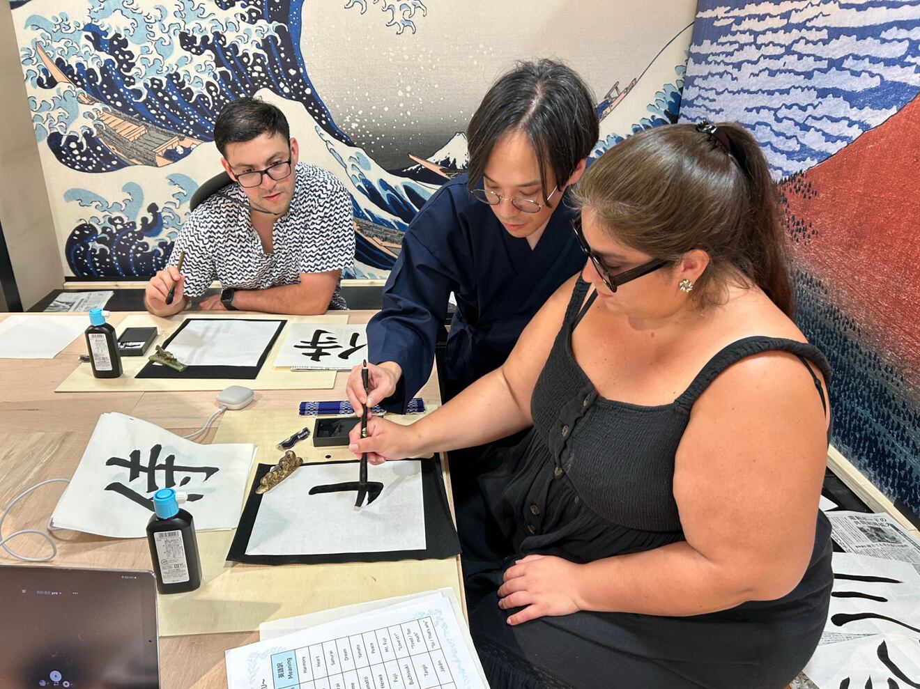 清水凌勢｜たくみ書道体験 【広島市】