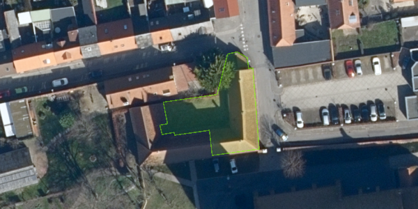 Matrikelkort Langgade 1A