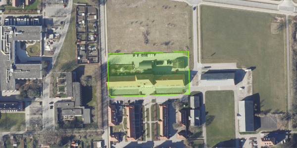 Matrikelkort Garnisonen 1, 2. 