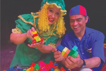 Capa do evento: Jojô e Palito em: uma cidade de lego? - Funarte MG
