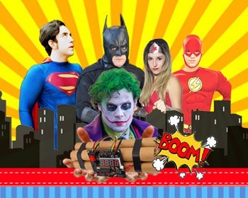 Capa do evento: A liga da justiça vs Coringa - Colégio Pio XII