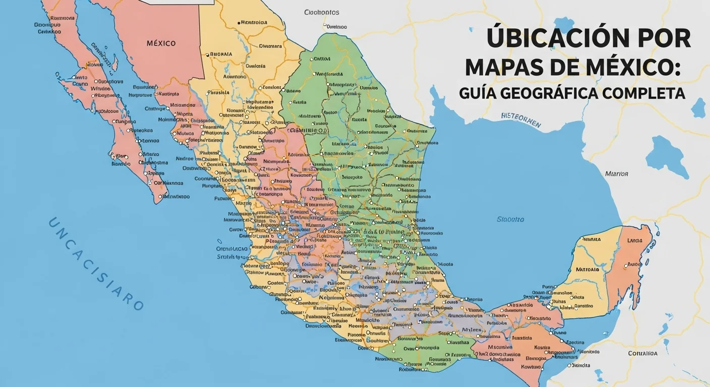 División territorial y localidades de Ubicacion Por en el mapa de México
