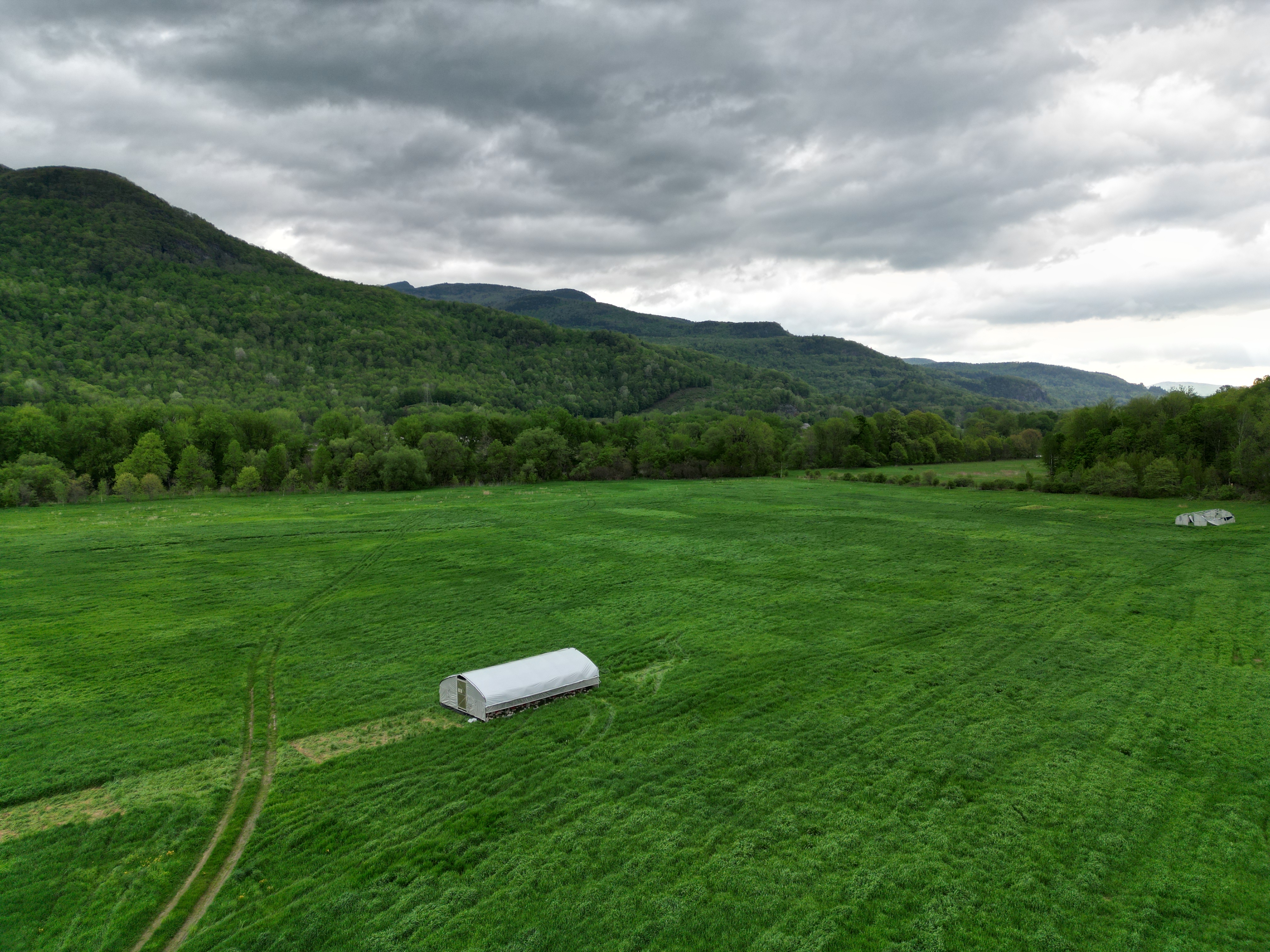 Aerial view of Maple Wind Farm