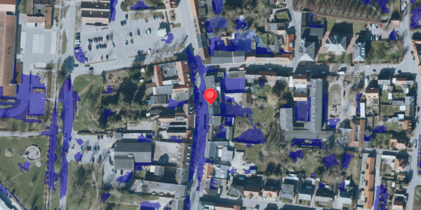 Ekstrem regn på Algade 28, 4660 Store Heddinge