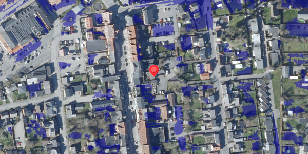 Ekstrem regn på Nygade 12, 4690 Haslev