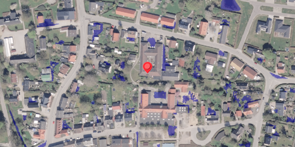Ekstrem regn på Otto Møllersgade 6E, 8300 Odder