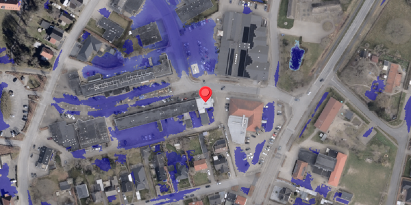 Ekstrem regn på Torvegade 1, 6330 Padborg