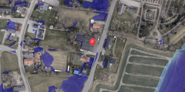 Ekstrem regn på Padborgvej 45, 6330 Padborg