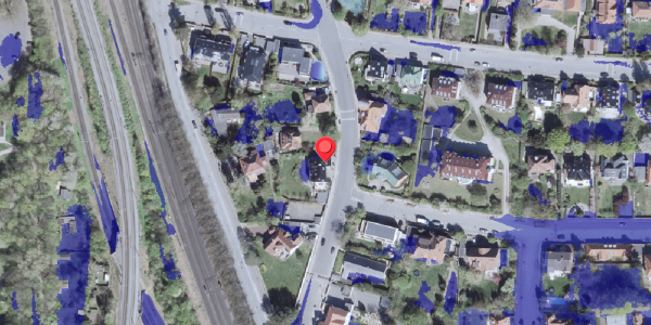 Ekstrem regn på Lundevangsvej 3, 2900 Hellerup
