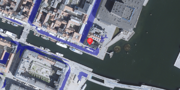 Ekstrem regn på Nyhavn 71, 1051 København K