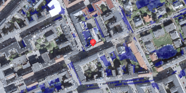 Ekstrem regn på Rosenvængets Allé 23, 1. , 2100 København Ø