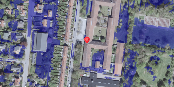 Ekstrem regn på Rymarksvej 1, 2900 Hellerup