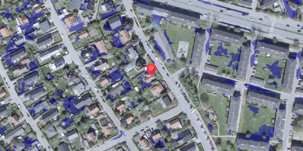 Ekstrem regn på Urtehaven 18, 2500 Valby