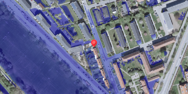 Ekstrem regn på Urtehaven 90, 2500 Valby