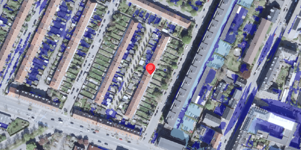 Ekstrem regn på Duevej 21, 2000 Frederiksberg
