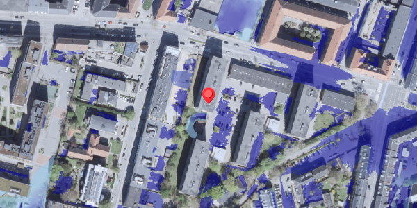 Ekstrem regn på Finsensvej 13A, 2. mf, 2000 Frederiksberg